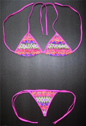 Boho pink string - boho, set