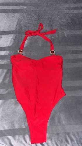 Women red swimsuit small - women's,