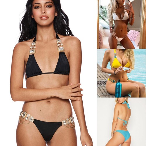 Bikini swimsuit rhinestone - swimsuit,