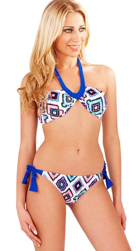 Womens diamond print halter - print,